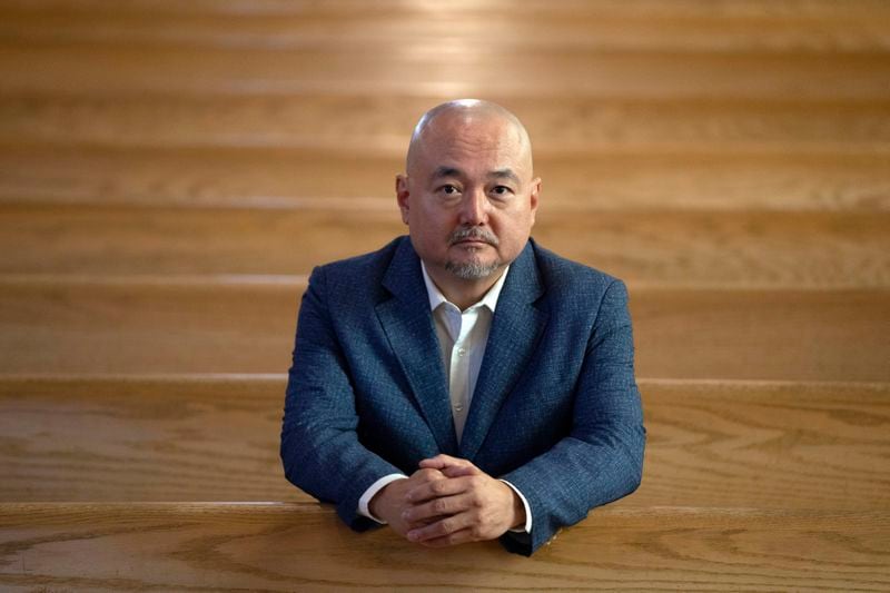 Dr. Soong-Chan Rah poses at the Korean Church of Boston, Saturday, Sept. 7, 2024, in Brookline, Mass. (AP Photo/Michael Dwyer)