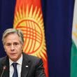 U.S. Secretary of State Antony J. Blinken speaks during a meeting with the Foreign Ministers of Kazakhstan, Kyrgyz Republic, Tajikistan, Turkmenistan, and Uzbekistan, Friday, Sept. 27, 2024, in New York. (AP Photo/Heather Khalifa, Pool)