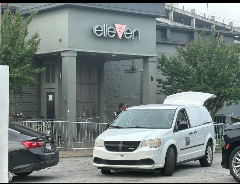 The nightclub is in the 2100 block of Peachtree Road.