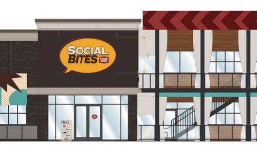 A rendering of SocialBites 'food hub' in Sandy Springs. / Courtesy of SocialBites