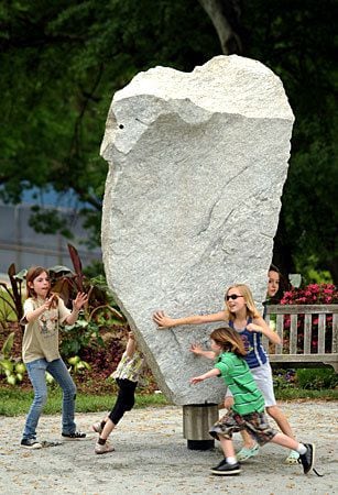 Sculptures in motion at Atlanta Botanical Garden