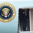 President Joe Biden boards Air Force One at Joint Base Andrews, Md., Wednesday, Oct. 2, 2024. (AP Photo/Cliff Owen)