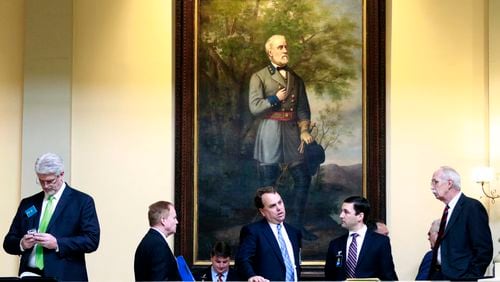 Lobbyists in the Capitol. Bob Andres,bandres@ajc.com