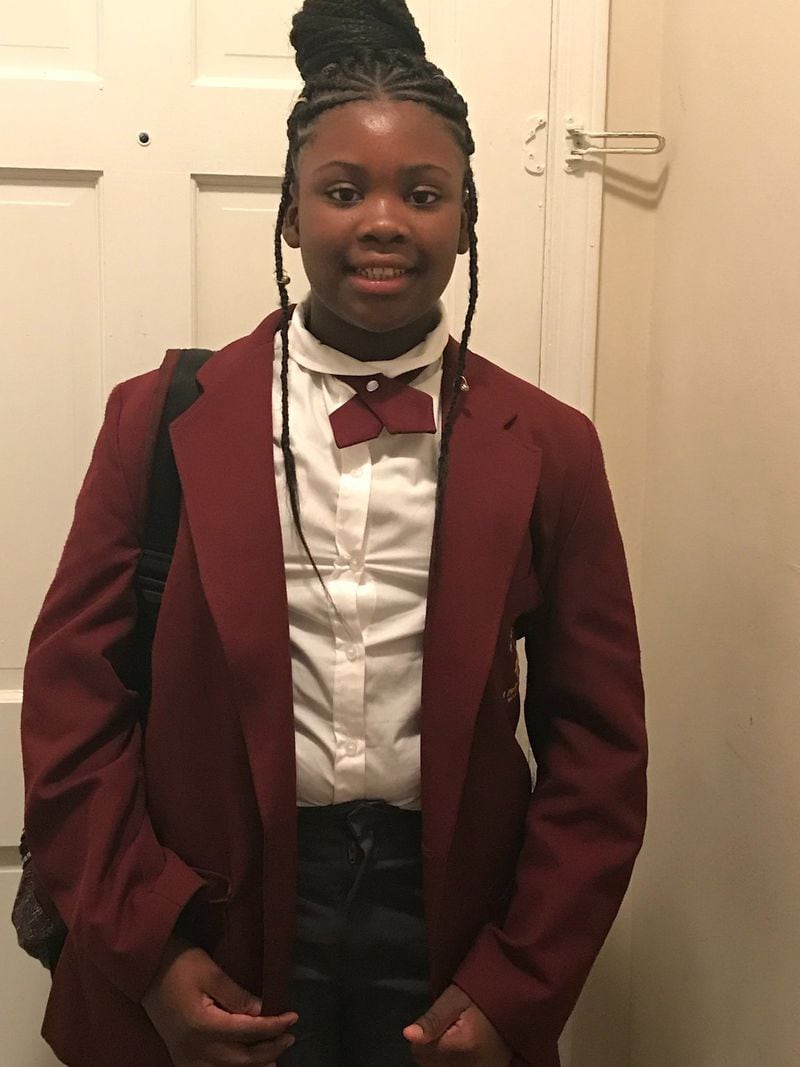 Raina Hill, 12, sixth-grader at The Champion Middle School in Stone Mountain 