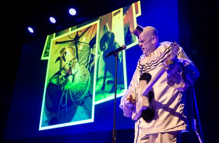 Atlanta, Ga: Puddles Pity Party sang for a packed house at Variety Playhouse, blazing through his renditions of all the classics on Saturday Sept. 7, 2024. (RYAN FLEISHER FOR THE ATLANTA JOURNAL-CONSTITUTION)