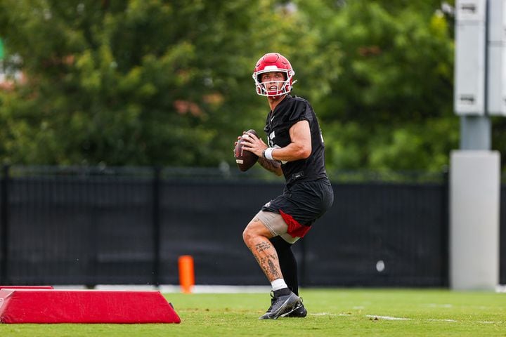 Georgia football practice observations on a rare Sunday viewing time