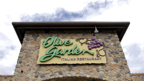 FILE - An Olive Garden restaurant in Methuen, Mass is shown on June 27, 2016. (AP Photo/Elise Amendola, File)