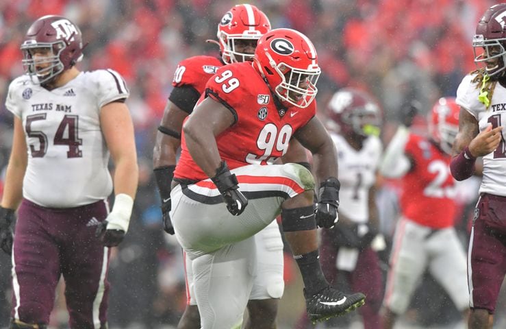 Photos: Bulldogs tested by Aggies in the rain in Athens