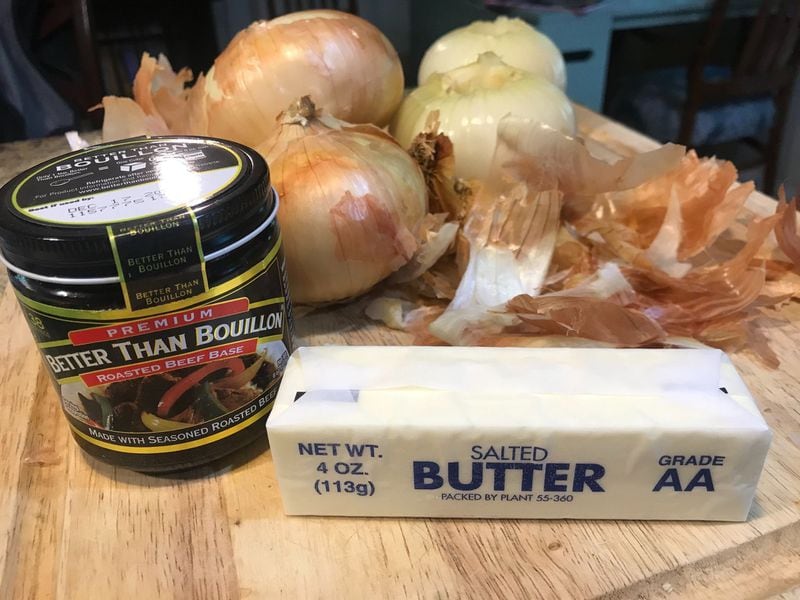 The recipe for Baked Vidalia Onions requires just onions, beef bouillon and butter. LIGAYA FIGUERAS / LIGAYA.FIGUERAS@AJC.COM