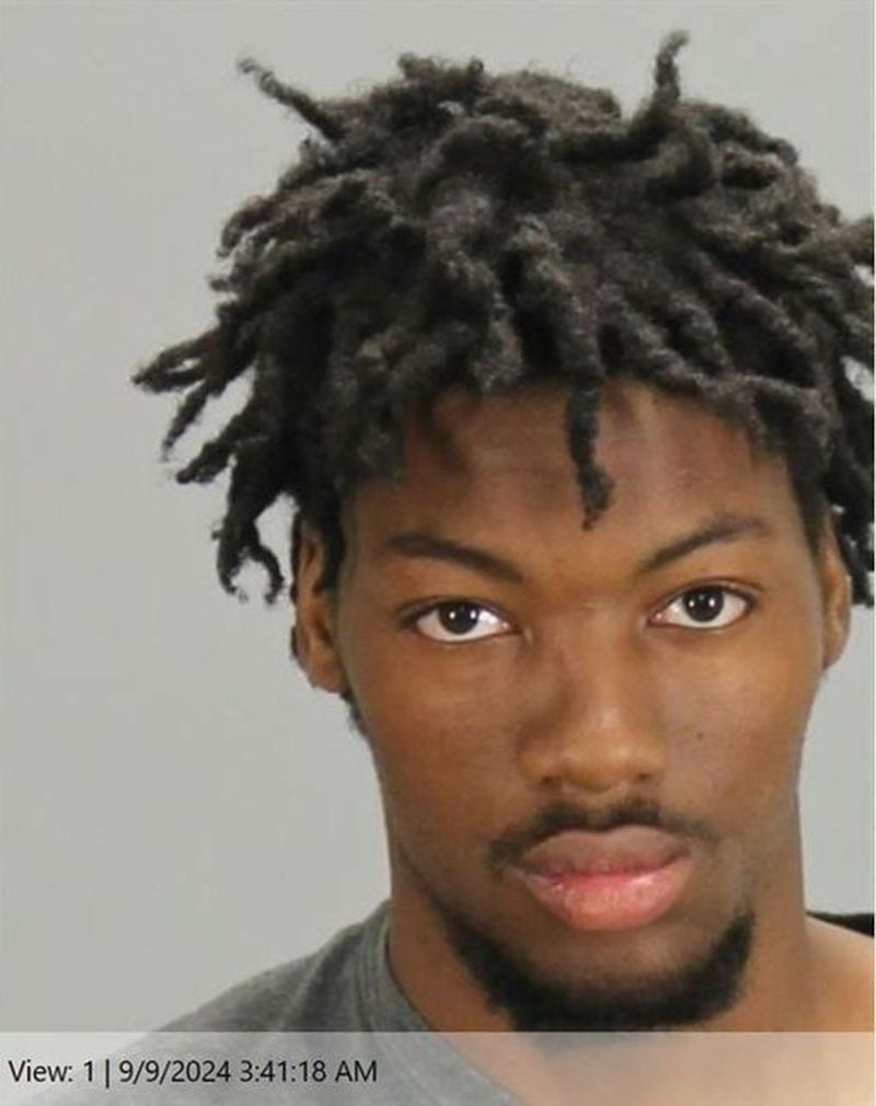 Matt Washington Jr. was arrested by Clayton County police officers investigating a domestic disturbance tip.