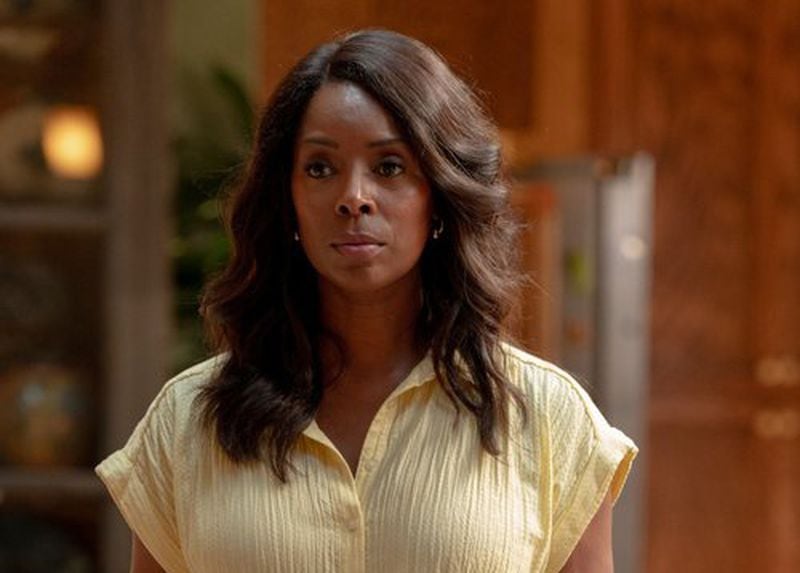 Tasha Smith is now playing the wife of Marcus (Martin Lawrence) in the sturdy film franchise "Bad Boys Ride or Die." COLUMBIA PICTURES