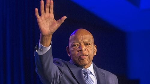 Georgia’s 5th U.S. Congressional district congressman John Lewis says he is ready for cancer battle. (ALYSSA POINTER/ALYSSA.POINTER@AJC.COM)