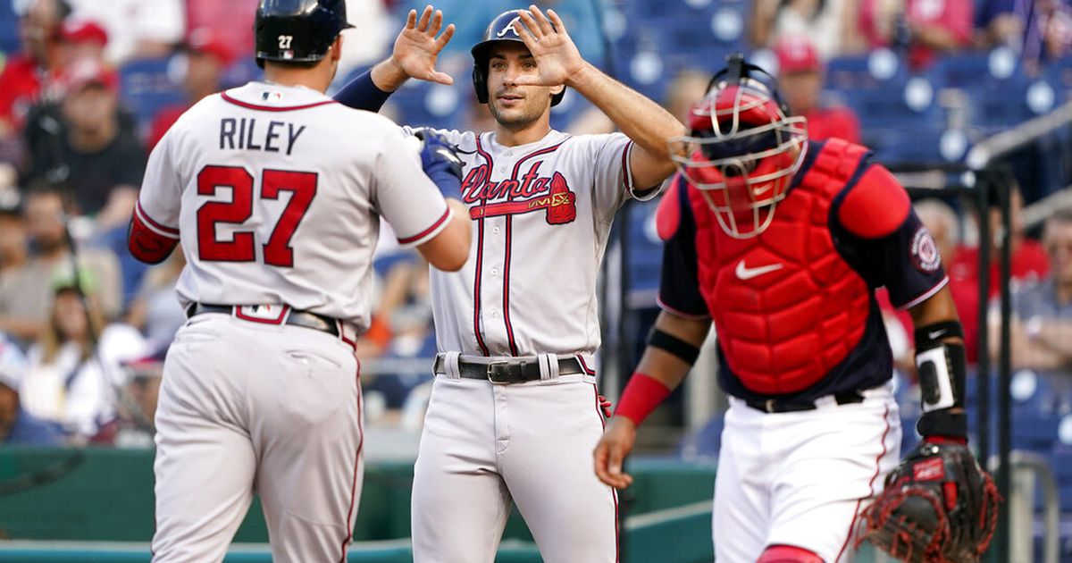 Braves set franchise home-run record in 13th straight win at Nationals Park