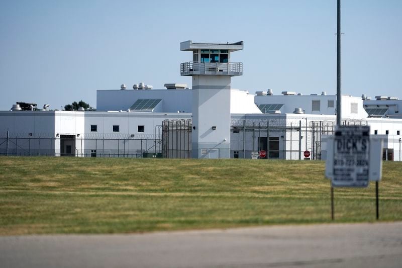 Stateville Correctional Center, a historic but dilapidated prison set to close and a replacement built, can be seen Monday, Sept. 16, 2024, in Crest Hill, Ill. (AP Photo/Erin Hooley)