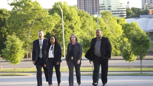 The cast of ID's 'Atlanta Justice" (L-R): JD Stephens, Tanya Miller, Nicole Redlinger, Leif Howard. Photo credit: ID