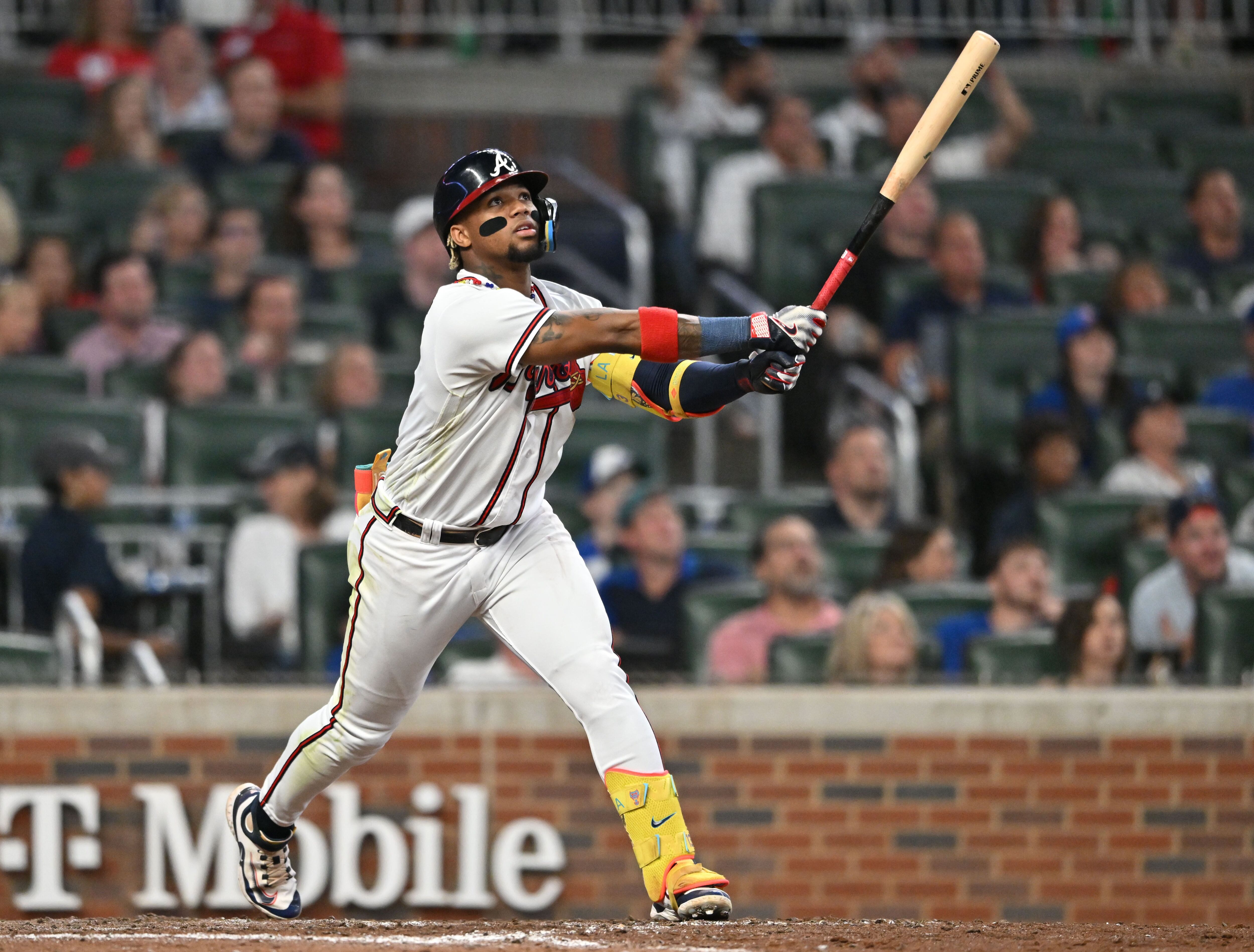 Chicago Cubs' Dansby Swanson waves to the crowd before batting against his  former team the Atlanta Braves in the second inning of a baseball game,  Tuesday, Sept. 26, 2023, in Atlanta. (AP