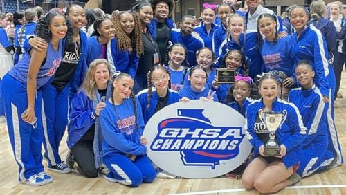 Peachtree Ridge won the Class 7A competition dance championship in February. The GHSA sanctioned the sport in 2020-21.