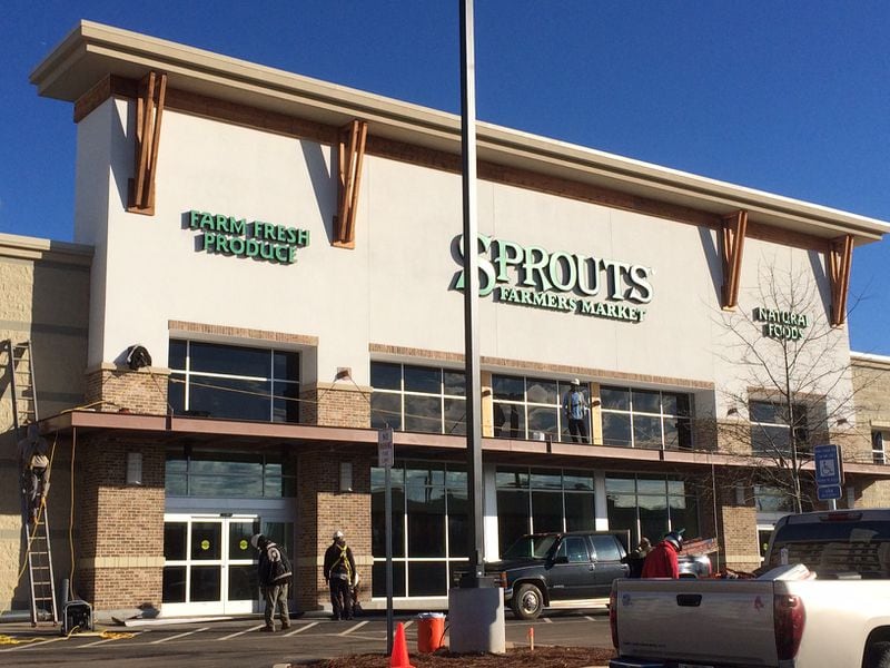 Sprouts Farmers Market is building a new location on Scott Boulevard near Decatur in DeKalb County. Progress is shown Thursday, Jan. 26.