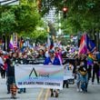 “The 2024 Atlanta Pride Festival, now in its 55th year, falls during a critical time for our state and country,” Atlanta Pride Executive Director Chris McCain said earlier this year. “Now more than ever, we must come together to celebrate the LGBTQ+ community’s unity and visibility. We are excited to continue growing our event, with a goal of offering something for everyone.”(Jenni Girtman for the AJC 2023)