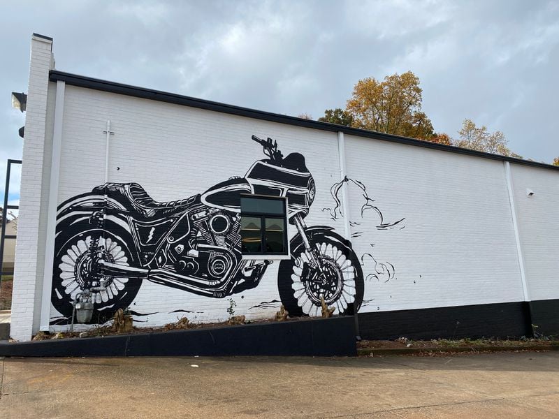 A mural on the side of Pop's Coffee Co. / Courtesy of Pop's Coffee Co.