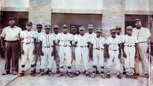 This image provided by Common Pictures shows the 1955 Pensacola Jaycees Little League baseball team. The new documentary "Long Time Coming: A 1955 Baseball Story" chronicles the 1955 game between teams from Orlando and Pensacola, the first integrated Little League game in the South.