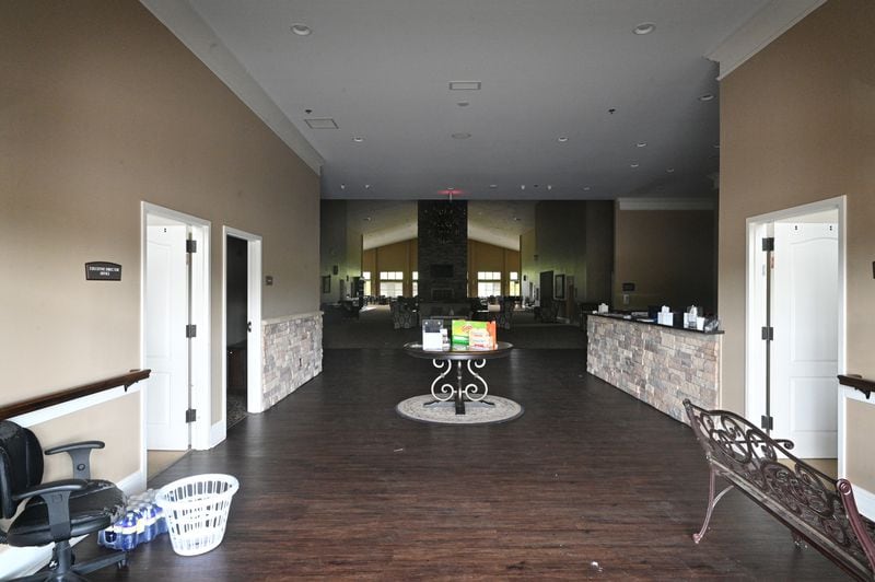 July 21, 2021 Acworth - Interior of empty Tranquil Gardens Assisted Living and Memory Care facility in Acworth on Wednesday, July 21, 2021. Tranquil Gardens Assisted Living and Memory Care facility in Acworth abruptly announced it was closing its doors, giving residents and their families less than 72 hours to make other arrangements for the 27 residents, including some who require memory care. (Hyosub Shin / Hyosub.Shin@ajc.com)