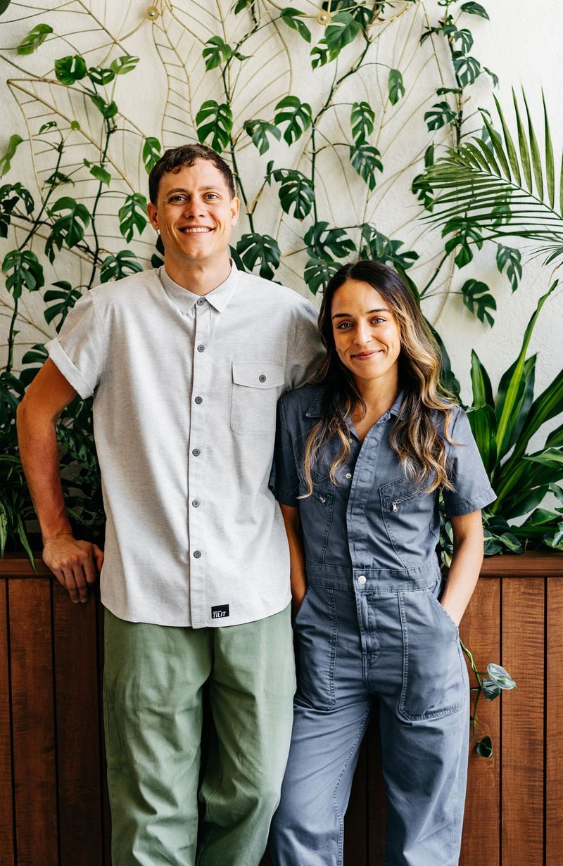 Reid and Sophia Trapani are co-owners of La Semilla, a plant-based, Latin-inspired restaurant in the Reynoldstown neighborhood. (Courtesy of Andrew Thomas Lee / La Semilla)