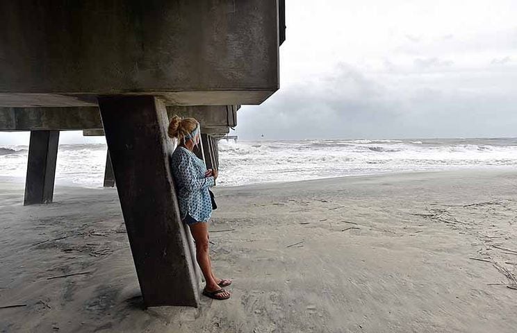 PHOTOS: Hurricane Dorian’s outer bands reach South Georgia