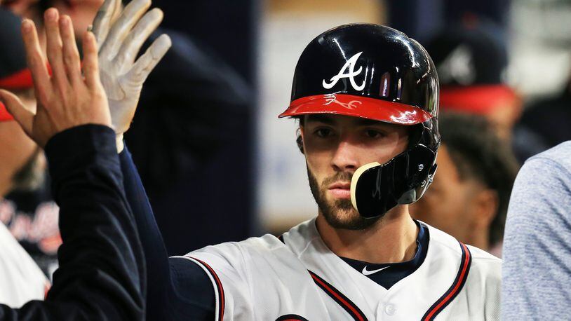 Dansby Swanson dealing with left side tightness