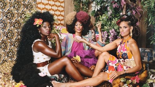 The contributions of female artists to photography are the focus of the exhibition "Underexposed: Women Photographers from the High Museum" opening in April 2021 and featuring big names such as Mickalene Thomas whose photograph "Les Trois Femmes Deux" (2018) is featured. 
Courtesy of The High Museum of Art