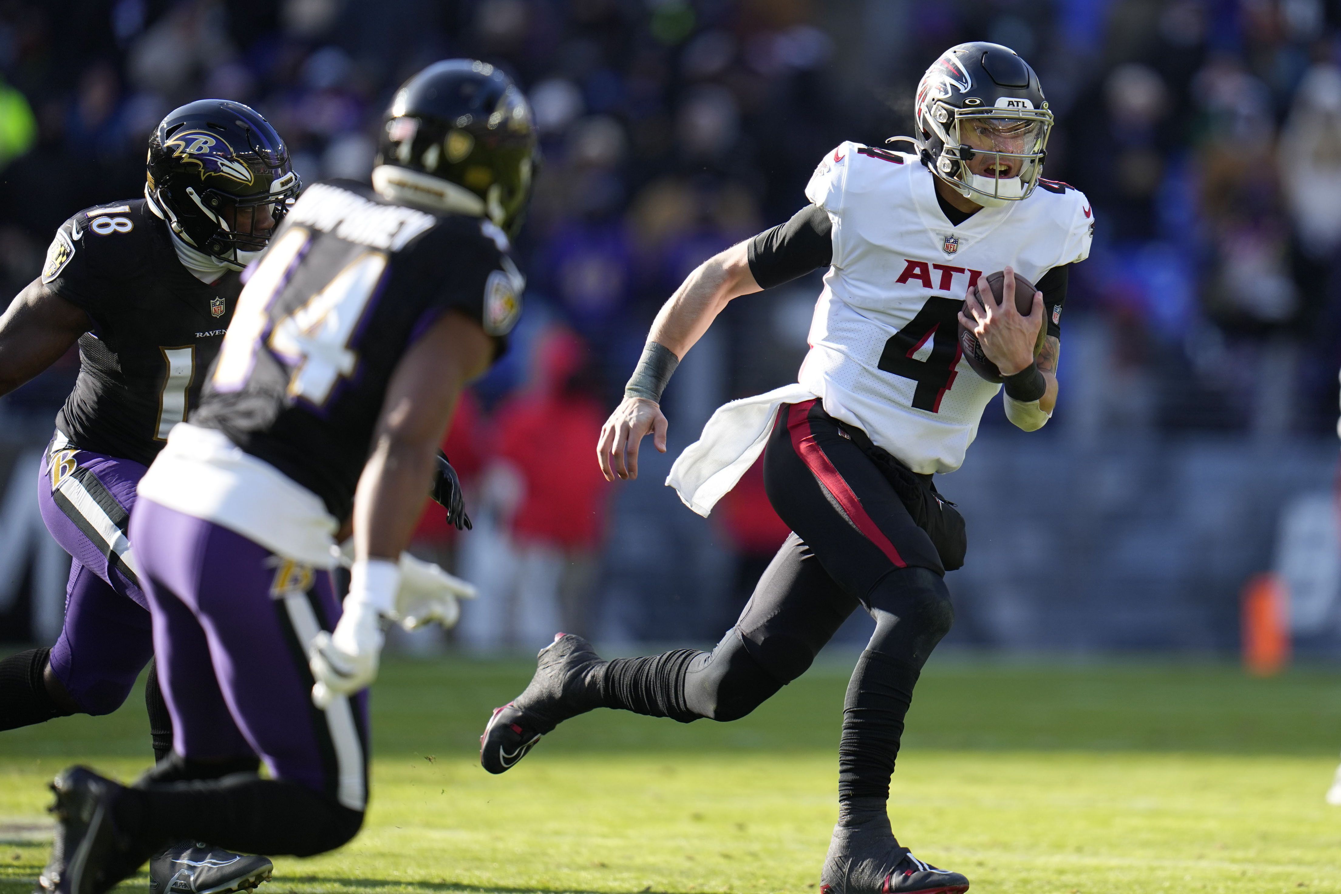 Falcons will try again for first road victory over Ravens - The