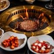 Bene Korean Steakhouse in the Uptown Atlanta development offers a variety of proteins and side dishes. / Courtesy of Bene Korean Steakhouse