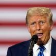 Republican presidential nominee former President Donald Trump speaks at a campaign event at Dane Manufacturing, Tuesday, Oct. 1, 2024, in Waunakee, Wis. (AP Photo/Charlie Neibergall)