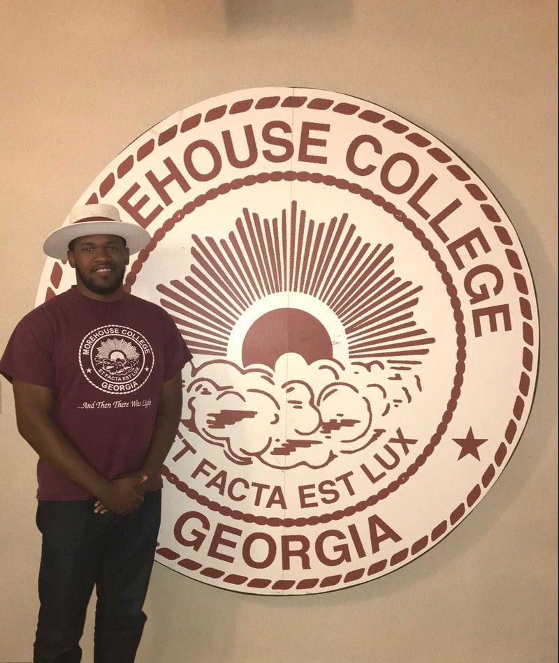 Ashton Sullivan, 23, plans to recruit students to Morehouse College when he moves to Florida this fall. ERIC STIRGUS / ESTIRGUS@AJC.COM