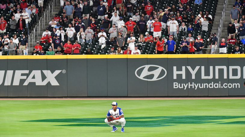 Philadelphia Phillies' Cristian Pache during the third inning of a