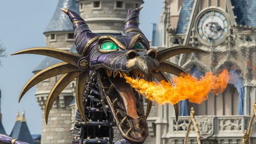 Enchanting stories and characters from Fantasyland come to life for Magic Kingdom guests in Disney Festival of Fantasy Parade.