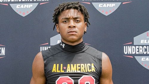 Jaylin Marshall, a 4-star high-school prospect from Miami. Marshall announced his decision to sign with Georgia Tech on Aug. 13, 2021. (247Sports)