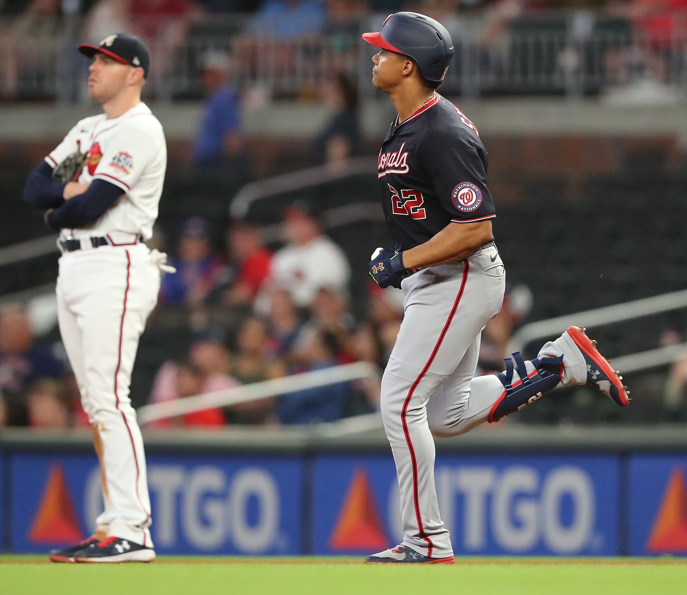 Washington Nationals “respond” to hit-by-pitch on Juan Soto by Will Smith;  Sean Nolin ejected for hitting Freddie Freeman - Federal Baseball