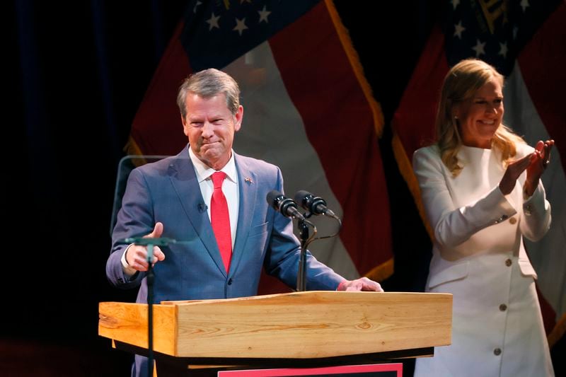 Some Republicans would like to see Gov. Brian Kemp’s run for president. (Jason Getz/The Atlanta Journal-Constitution)