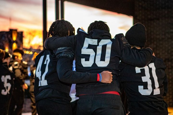 Milton High School football champs parade and celebration