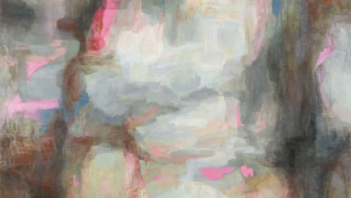 Anna Hamer, "Through the Mist (detail)," 2023.