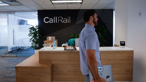 Views of CallRail headquarters in Downtown Atlanta shown on Tuesday, July 9, 2024. (Natrice Miller/ AJC)