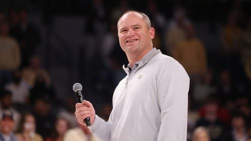 Yellow Jackets football coach Brent Key has added more players to his team ahead of the early signing period. (Jason Getz / Jason.Getz@ajc.com)