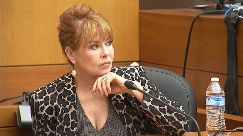 Dani Jo Carter, a friend of the McIvers and the driver of the SUV on the night that Diane was killed, testifies during Tex McIver's murder trial on March 20, 2018 at the Fulton County Courthouse (Channel 2 Action News)