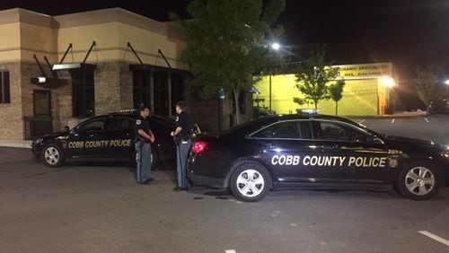 Cobb County police were investigating a shooting early Wed., May 4, 2016. (Credit: Channel 2 Action News)