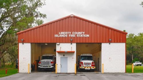 The Islands Fire Station, built in 2021, is a small fire station meant to service the wide expanses of east Liberty County and Tradeport East. Officials say it has no water tank of its own. (Photo Courtesy of Justin Taylor/The Current GA)