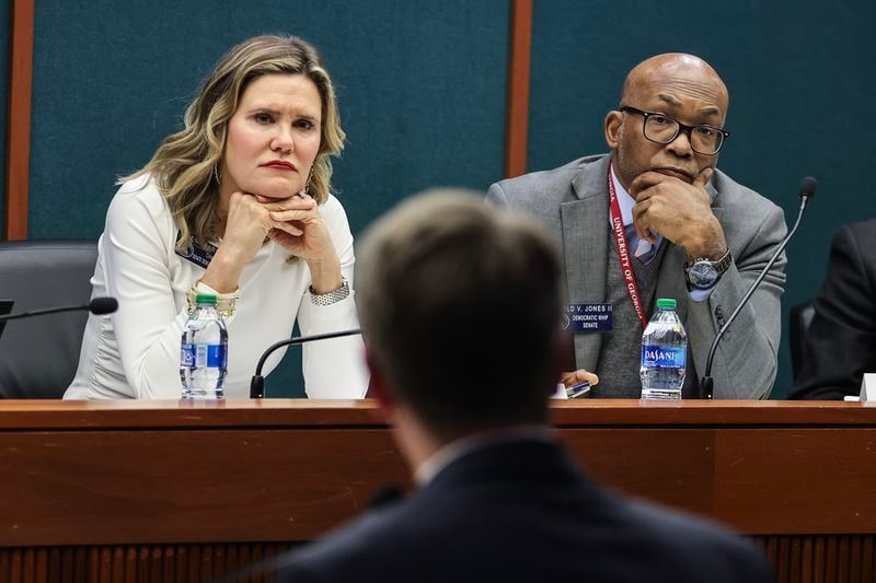 State Sen. Elena Parent, D-Atlanta, said some of the positions Republicans in the Senate have taken on culture war issues just show “so much lack of respect for the voters.” (Natrice Miller/Natrice.miller@ajc.com)