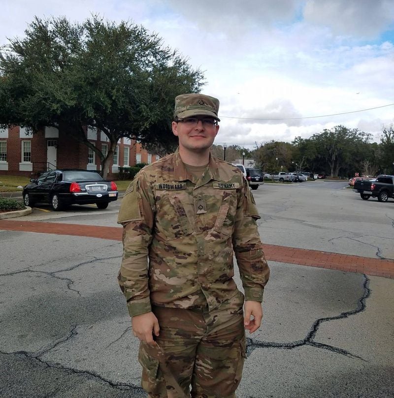 Dalton Woodward is a member of the Georgia National Guard.