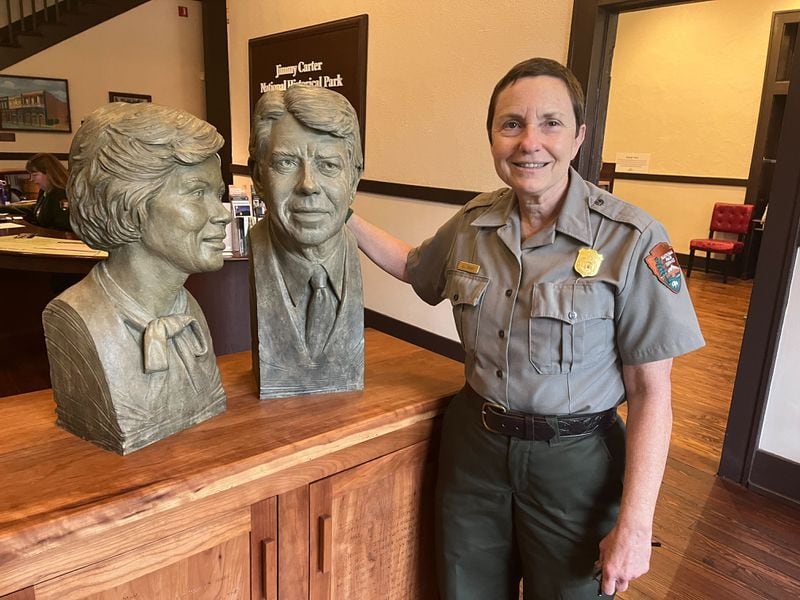 Jill Stuckey, the superintendent of the Jimmy Carter National Historical Park.