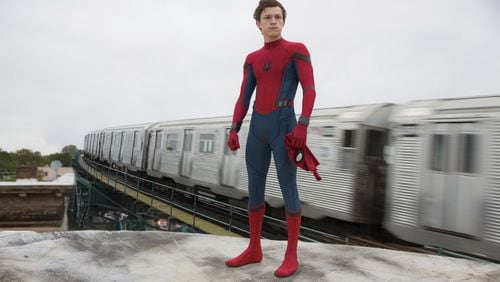 Tom Holland plays Spidey in “Spider-Man: Homecoming.” Contributed by Chuck Zlotnick/Columbia Pictures-Sony via AP